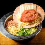[Most popular] Monja-yaki with whole mentaiko, mochi and cheese
