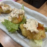 魚河岸の居酒屋 えびす大黒 - 鶏天タルタル320円（R6.3）