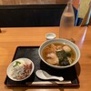 Ajitokoro Musashino - 中華そば、づけ玉子、本日のご飯（筍ご飯にホタルいか（…略）） 、お冷