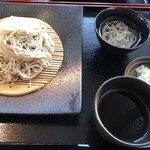 そばのさと - ニハそばです　どうづき蕎麦は塩も付きます