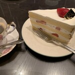 ロビーカフェファシーノ - ショートケーキセット