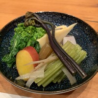 味工房まんま 別館 - 季節の野菜炊き合わせ