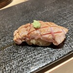 Shimbashi Tenzushi - 炙りトロ