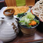 青葉 直利庵 - 汁と薬味です