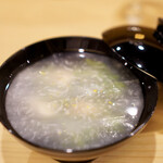 割烹 はらだ - 焼雲子と菜の花吸い物