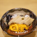 割烹 はらだ - 穴子蒸し寿司