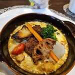 カシュ カシュ - アンコウこ内臓や皮が入っていて魚の旨味を満喫出来ます！ｳﾏ━゜+.(・∀・).+゜.━ｲ!!