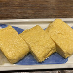 泊舟 - だし巻き玉子７００円。思ったとおり、お出汁が美味しく、絶品でした。