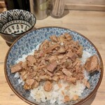 豚骨ラーメン 銀水 - ご飯にDIVEして、ミニ丼