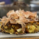 たぴおか食堂 - 生地にたっぷりプリプリのイカ･えびが入ってて
      ミックスദ്ദി˙◡･) 
      
      完食したけど
      やっぱり厚みUPして、うまみもUPしてるよね