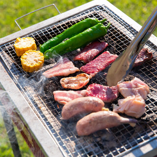 옥상 비어가든 & 빈손으로 BBQ 능숙