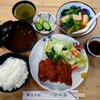 大衆割烹 三州屋 - カキフライ定食＆とり豆腐①