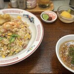 中国料理 頤和園 - チャーハンスープは酸辣湯麺の麺抜き