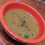 Ta-im - スープはカレー風味のベジスープ、美味しい！
