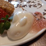 中国料理 にいくら - お誕生日プレートの一部