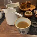 蕎麦前 中手 とうは - 蕎麦湯