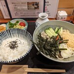 そば処 まるみなみ - 日替わりランチ　冷やしたぬきで