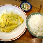 自由軒 - オムレツとごはん大