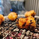 炭火焼肉ホルモンさわいし - マルチョウを焼く