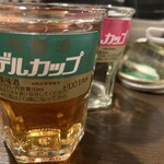 屋台笑猿場 - で、締めはいつものデルカップ(400円)