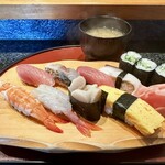 しほう田 - にぎりランチ…¥1,300円