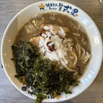 Noukou niboshi ramen menya niboshi - 煮干ラーメン(850円、真上から)