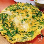 王餃子 - 普通のニラとじも美味い