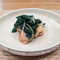 La Stalla - 山菜には肉より魚が合う。