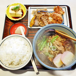 Moritaya - お昼の定食「らーめん」