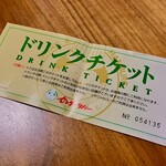 センターリバー - ドリンクチケットいただきました（表面）