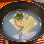 Aji Fukushima - 筍と蛤の椀物