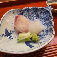 味 ふくしま - 明石の真鯛とイカ