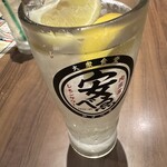 肉豆冨とレモンサワー 大衆食堂 安べゑ - 【2024.3.29(金)】自家製漬込レモンサワー438円