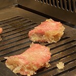 すすきの焼肉きらく - スーパーネギタン塩と上タン塩