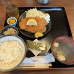 かわらや - とんかつ定食