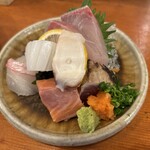 姫路の小さな和食屋さん 喰い処音松 - おまかせ造り盛り合わせ