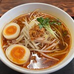 Tori Paitan Semmonten Goseimura - うま辛ラーメン(大盛 味玉トッピング)