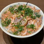 Luxury dashi chazuke with sea bream, whitebait, and sakura shrimp