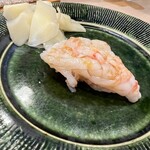 うを徳 - 羽幌牡丹海老のにぎり