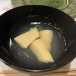 うを徳 - 八女産筍の吸物