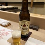 うを徳 - サッポロラガービール赤星大ビン