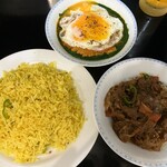 コチン ニヴァース - キーマナルギシ＆レモンライス＆マトンペッパーマサラ