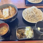 尾張屋 - 料理写真:蕎麦とかつ丼セット