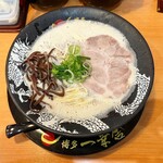 博多一幸舎 - 泡系豚骨ラーメン※上から