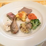 レストラン マルヤマ - カボチャの前菜どうやって作るんだろうか。