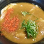 Menshouno Kokorotsukushi Tsurutontan - カレーうどんは、出汁カレーで美味しい