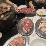 七厘 - ラム、ホルモン、セセリ、ハラミ