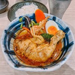 スープカレー奥芝商店 - 鶏あえず足カリー¥1,600(税込)
