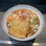 きしめん 住よし - きつね きしめん 大盛（計640円）2024.3