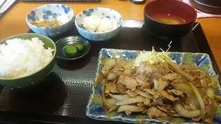 宮園 - 豚生姜焼き定食　2014.2追加